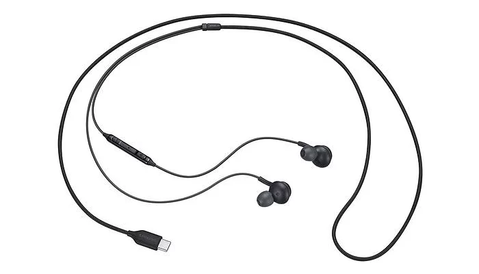 Проводная гарнитура Samsung Type-C Earphones (IC100) Black, фото № 4
