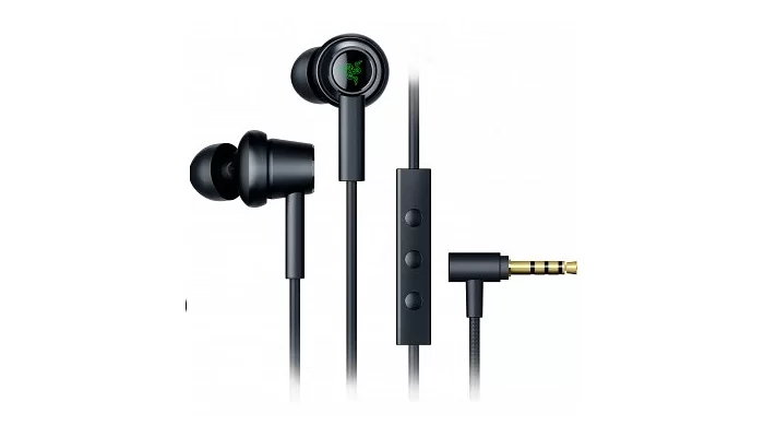 Вакуумні навушники Razer Hammerhead Duo Mic Black, фото № 1