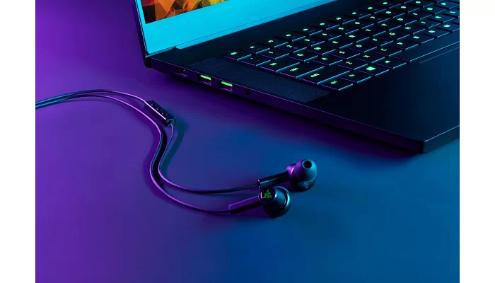 Вакуумні навушники Razer Hammerhead Duo Mic Black, фото № 8