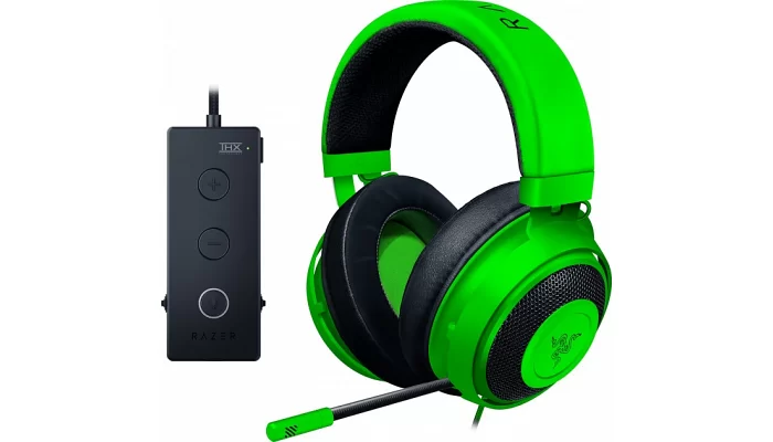 Гарнитура игровая Razer Kraken Tournament Ed. 3.5mm Green, фото № 2
