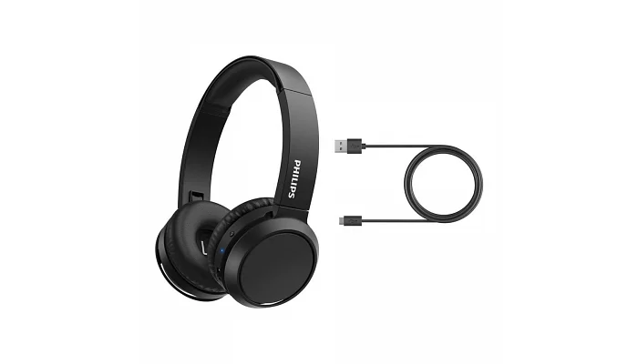Бездротові Bluetooth навушники Philips TAH4205 On-ear Wireless Mic Black, фото № 3