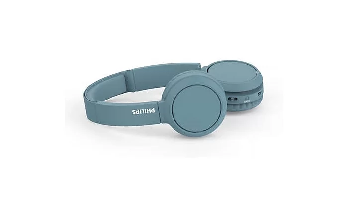 Бездротові Bluetooth навушники Philips TAH4205 On-ear Wireless Mic Blue, фото № 7
