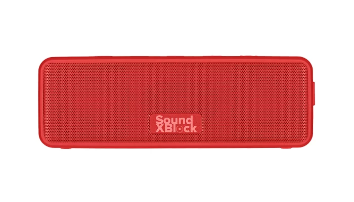 Портативна акустика 2E SoundXBlock TWS, MP3, Wireless, Waterproof Red, фото № 5