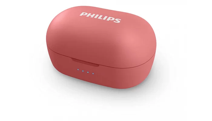 Беспроводные Bluetooth наушники Philips TAT2205 True Wireless IPX4 Red, фото № 5