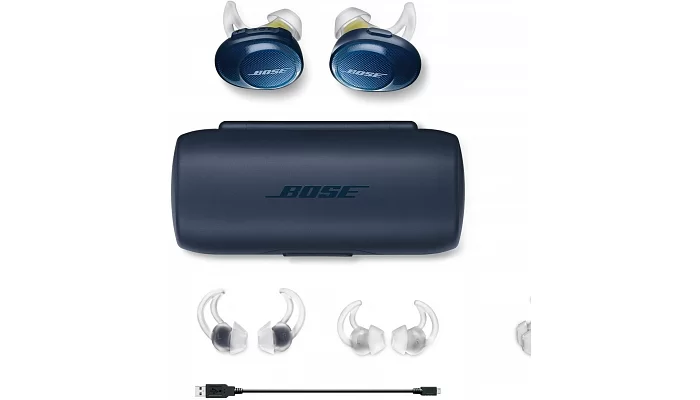 Беспроводные Bluetooth наушники Bose SoundSport Free Wireless Headphones, Blue/Yellow, фото № 4