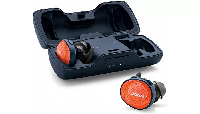 Беспроводные Bluetooth наушники Bose SoundSport Free Wireless Headphones, Orange/Blue, фото № 5
