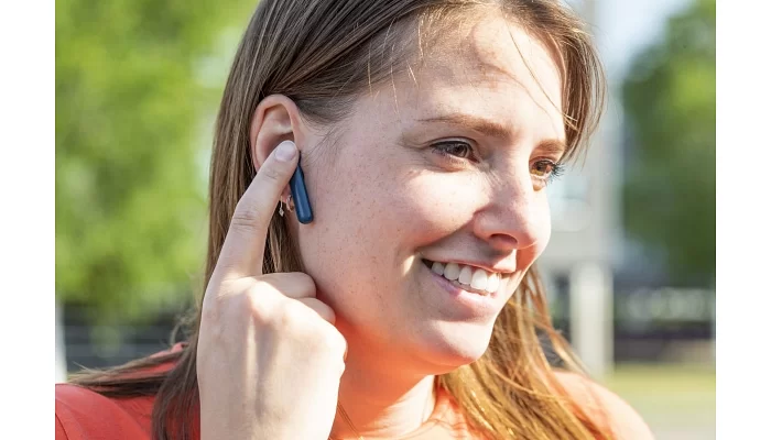 Бездротові Bluetooth навушники Trust Primo Touch True Wireless Mic Blue, фото № 3