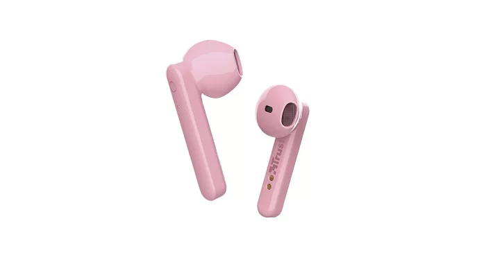 Беспроводные Bluetooth наушники Trust Primo Touch True Wireless Mic Pink, фото № 7