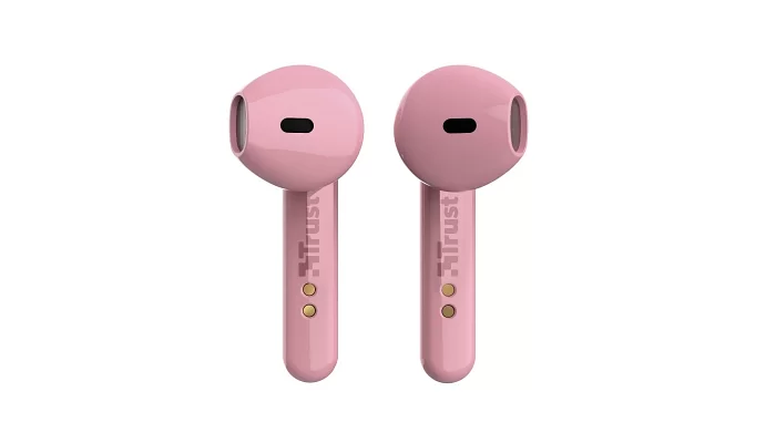 Беспроводные Bluetooth наушники Trust Primo Touch True Wireless Mic Pink, фото № 8