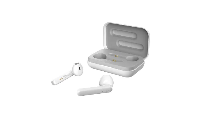 Бездротові Bluetooth навушники Trust Primo Touch True Wireless Mic White, фото № 5