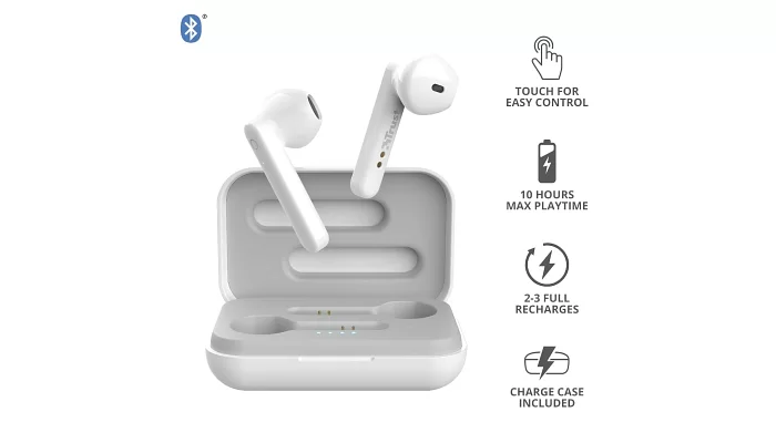 Бездротові Bluetooth навушники Trust Primo Touch True Wireless Mic White, фото № 15