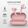 Беспроводные Bluetooth наушники Trust Nika Touch True Wireless Mic Pink
