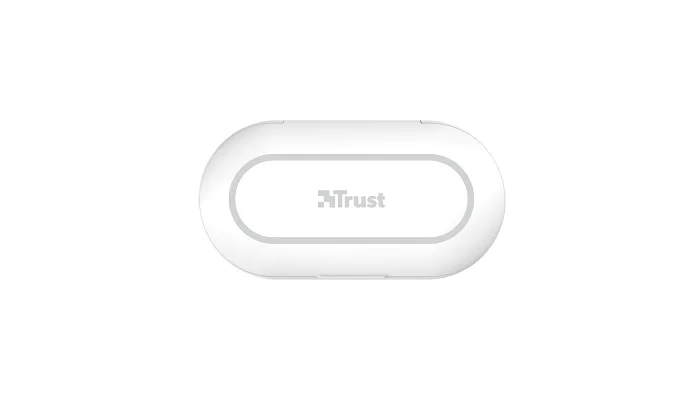 Бездротові вакуумні Bluetooth навушники Trust Nika Touch True Wireless Mic White, фото № 18