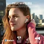 Беспроводные вакуумные Bluetooth наушники Trust Nika Touch True Wireless Mic White
