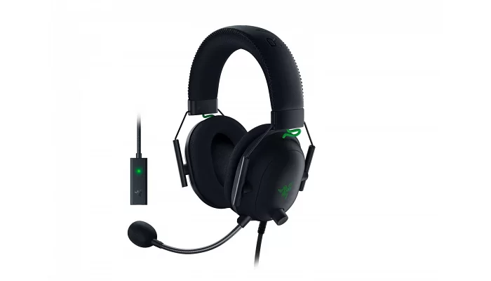 Гарнитура для ПК Razer BlackShark V2 - Wired + USB Mic Enhancer, black, фото № 1