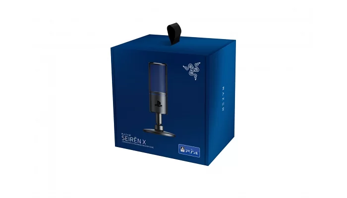 Студійний мікрофон Razer Seiren X PS4 USB Black / Blue, фото № 7