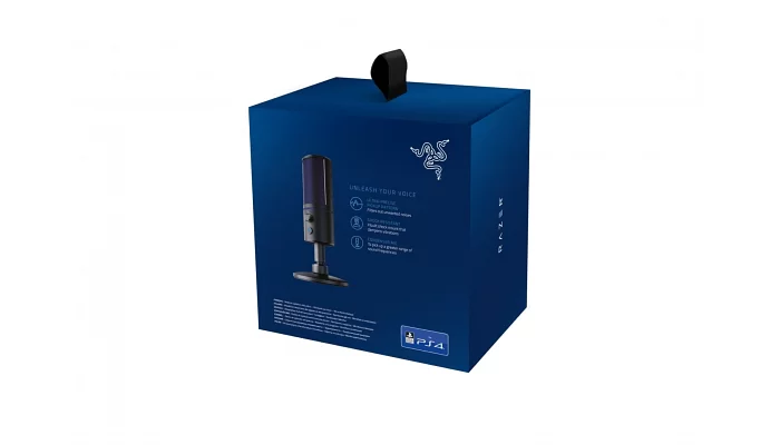 Студійний мікрофон Razer Seiren X PS4 USB Black / Blue, фото № 8