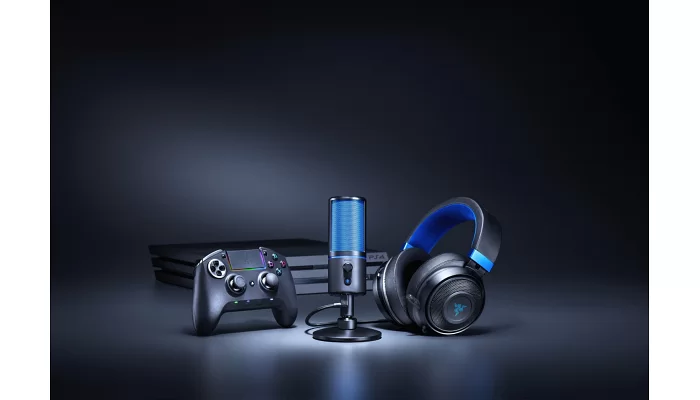 Студійний мікрофон Razer Seiren X PS4 USB Black / Blue, фото № 10