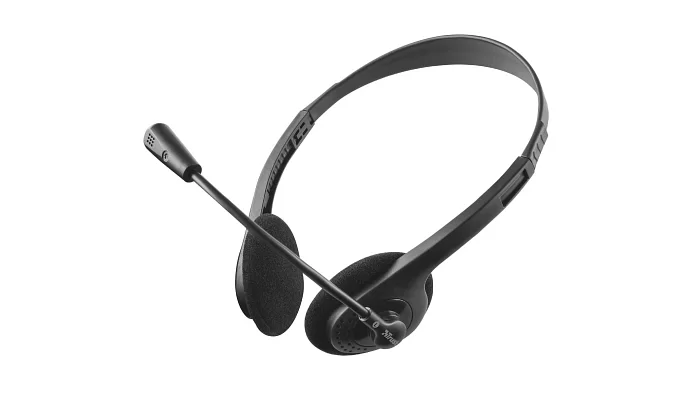 Гарнитура для ПК Trust Ziva Chat 3.5mm Black, фото № 2