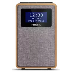 Радіо годинник Philips TAR5005 FM / DAB +, моно 1 Вт, РК -дисплей