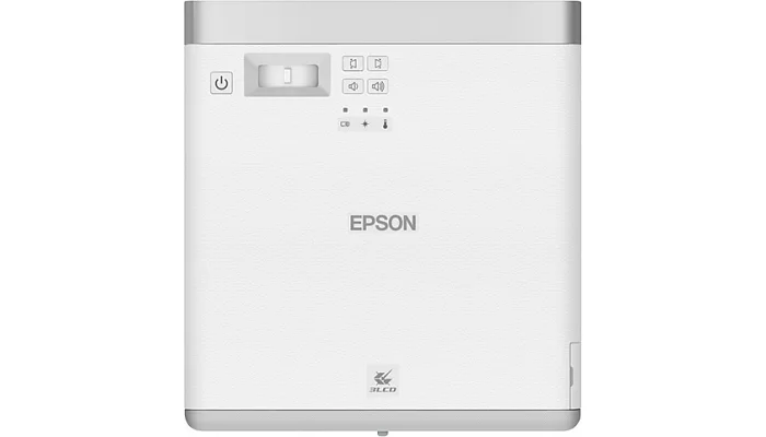 Проектор Epson EF-100W (3LCD, WXGA, 2000. lm, LASER), білий, фото № 5