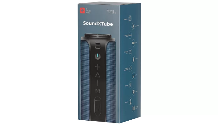 Портативная акустика 2E SoundXTube TWS, MP3, Wireless, Waterproof Blue, фото № 4