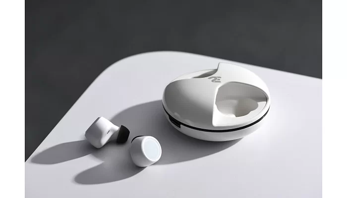 Бездротові Bluetooth навушники 2E RainDrops Light True Wireless Waterproof Mic White, фото № 3