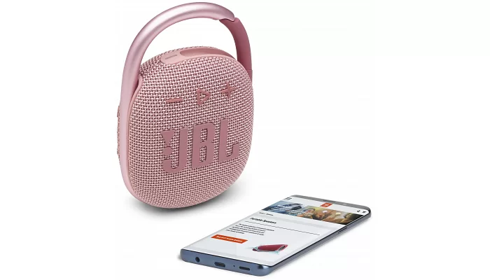 Портативна акустика JBL Clip 4 [Pink], фото № 10