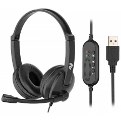 Гарнітура для ПК 2E CH12, On-Ear, USB