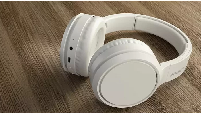 Бездротові Bluetooth навушники Philips TAH5205 Over-ear ANC Wireless Mic White, фото № 12