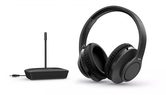 Бездротові Bluetooth навушники Philips TAH6005 Over-Ear Wireless for TV Black, фото № 12