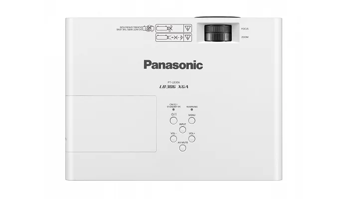 Проектор Panasonic PT-LB306 (3LCD, XGA, 3100 ANSI lm) білий, фото № 5