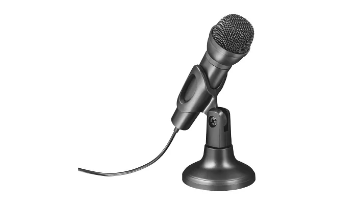 Настольный микрофон для ПК Trust All-round Microphone 3.5mm Black, фото № 1