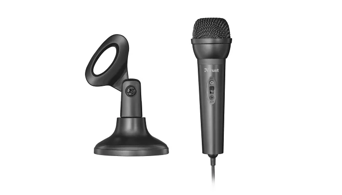 Настольный микрофон для ПК Trust All-round Microphone 3.5mm Black, фото № 5