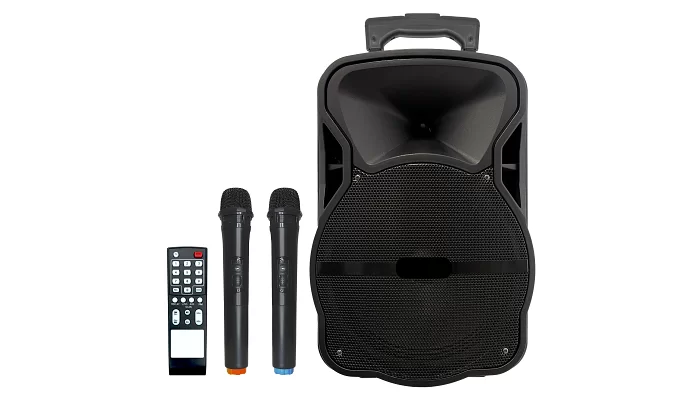 Автономна акустична система TMG 12DK (BT + 2MIC + USB + SD), фото № 1
