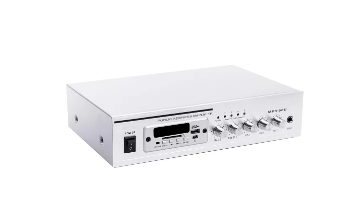 Трансляційний підсилювач потужності RONG YE MP3-50U (USB+MP3), фото № 2