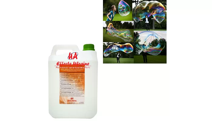 Рідина для гігантських мильних бульбашок UA GIGANT BUBBLES 5L
