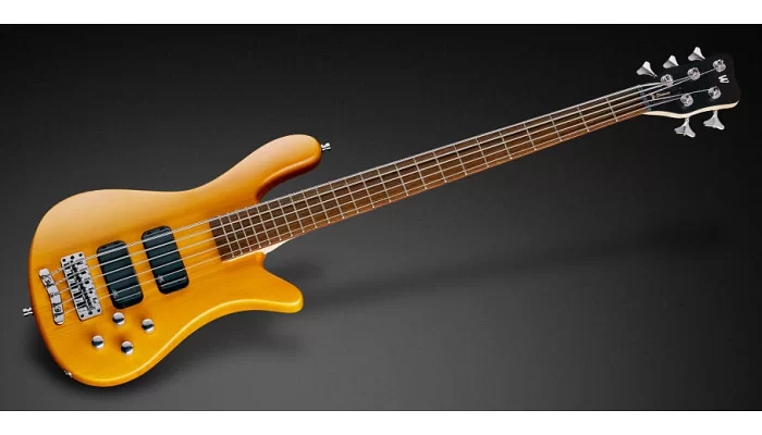 Бас-гітара WARWICK RockBass Streamer Standard, 5-струнна (Медова скрипка прозорий атлас), фото № 3