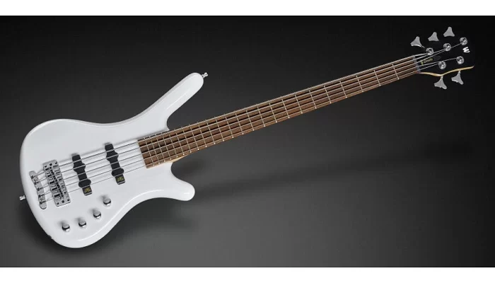 Бас-гитара WARWICK RockBass Corvette Basic, 5-String (Solid White High Polish), фото № 4