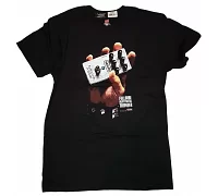 Футболка чоловіча, чорна DUNLOP DSD38-MTS-MD Men T-Shirt Fullbore Metal Medium