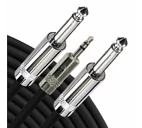 Готовий кабель 2 x Jack - 1 x Stereo Mini Jack RAPCO HORIZON YN1-P-10 Y-Cable 3.5mm TRS - TS 1/4 (3m)