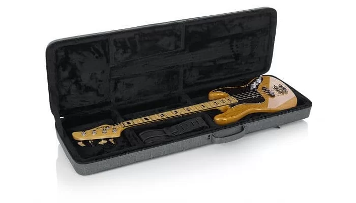 Легкий кейс серии Transit для бас-гитар GATOR GTR-BASS-GRY Grey Transit Lightweight Bass Guitar Case, фото № 8