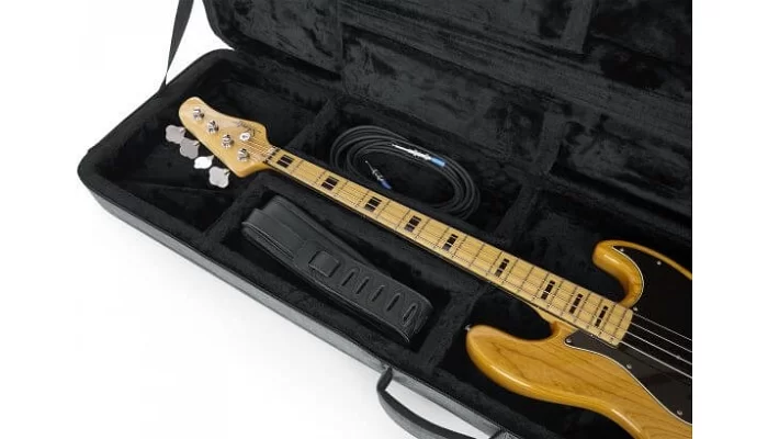 Легкий кейс серии Transit для бас-гитар GATOR GTR-BASS-GRY Grey Transit Lightweight Bass Guitar Case, фото № 12