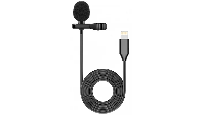 Петличный микрофон для iOS устройств FZONE K-06 LAVALIER MICROPHONE (Lighting), фото № 1
