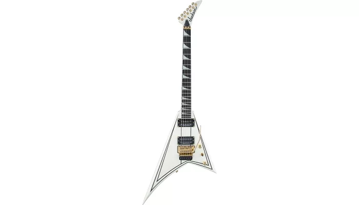 Електрогітара JACKSON PRO RHOADS RR3 EN IVORY З ЧОРНИМИ ПІНСТРАЙТАМИ, фото № 1