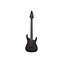 Электрогитара JACKSON JS22Q-7 DKA DINKY ARCH TOP HT TRANSPARENT BLACK BURST