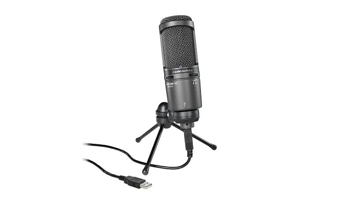 Студійний конденсаторний мікрофон AUDIO-TECHNICA AT2020USB +, фото № 2
