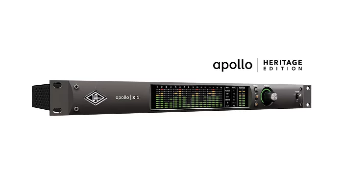 Аудиоинтерфейс UNIVERSAL AUDIO Apollo x16 Heritage Edition (Rack/Mac/TB3), фото № 1