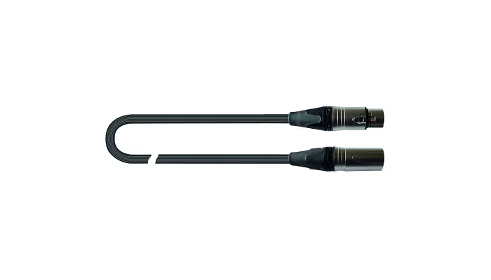 Мікрофонний кабель, роз&#39;єми XLR мама - XLR тато, QUIK LOK JUST MF 10 SL, фото № 1