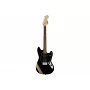 Электрогитара SQUIER by FENDER BULLET MUSTANG FSR HH BLACK w/COMPETITION STRIPES